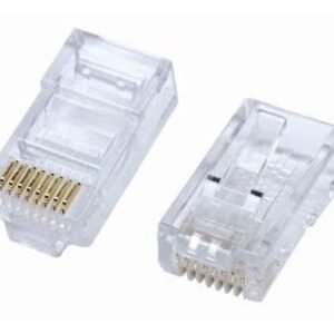 Conector RJ45 CAT5e para Cable UTP – Bolsa de 100 Unidades