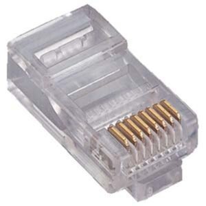 Conector RJ45 CAT6 para Cable UTP – Bolsa de 100 Unidades