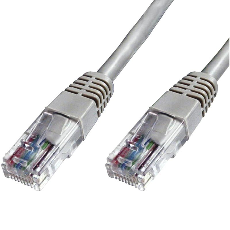Patch Cord UTP CAT6 15 Metros Gris RJ45 Gigabit Ethernet
