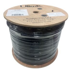 Cable UTP Exterior Cat6 Aleación 23 AWG Rollo 305 Metros