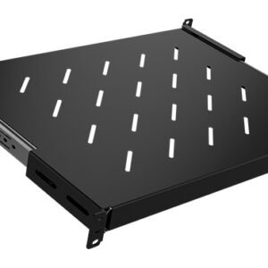 Bandeja Rack 19” 1U Fija Ajustable 30-45 cm para Gabinetes de Red