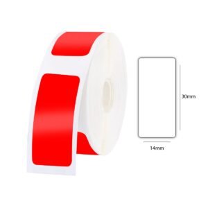 Cinta para Rotuladora Portátil NIIMBOT D110 Roja 14 x 30 mm A2A18341301