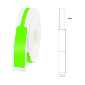 Cinta para Rotular Cables NIIMBOT D110 12,5 x 74 + 35 mm Amarilla