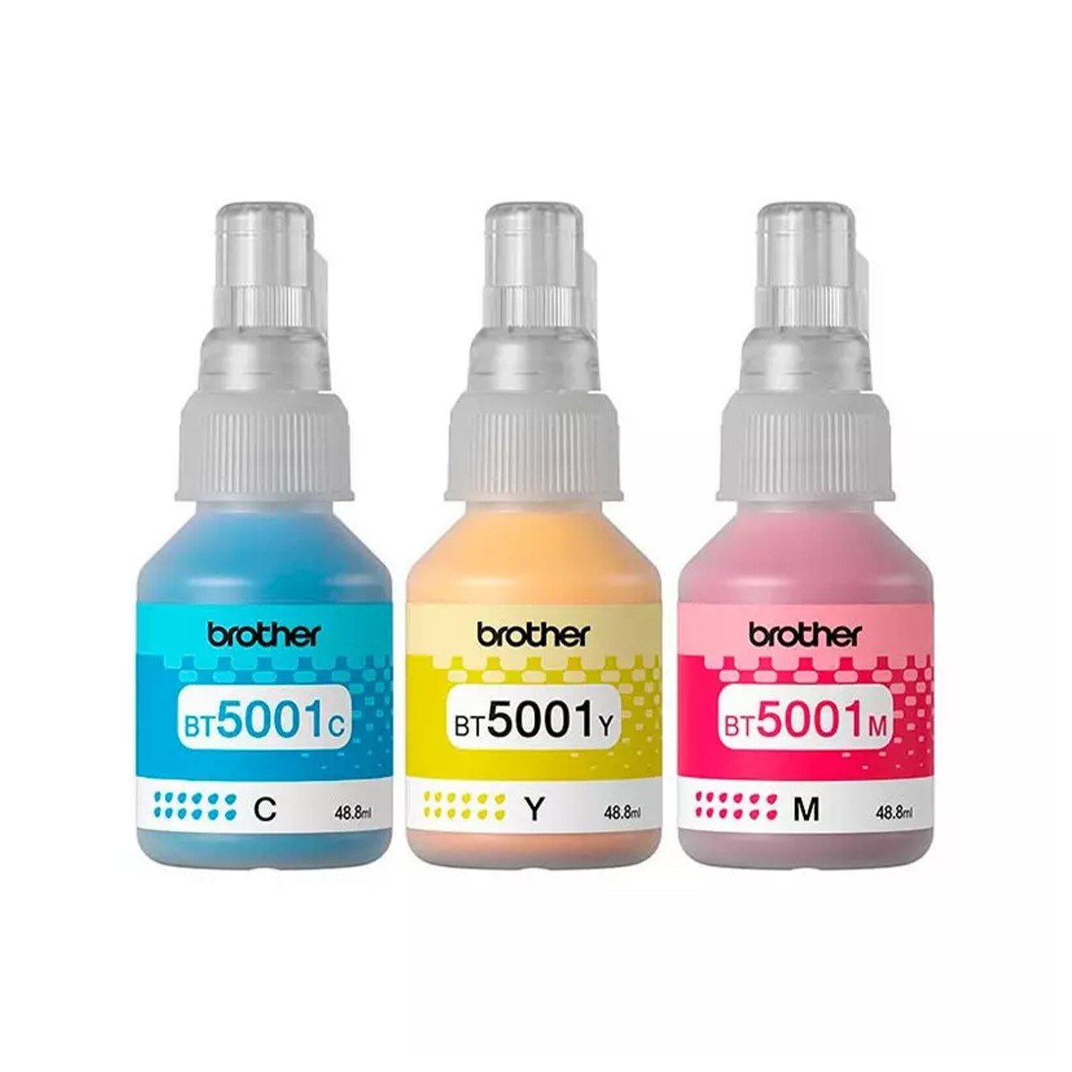 Pack de 3 Tintas de Colores Brother BT5001 Original - Imagen 2
