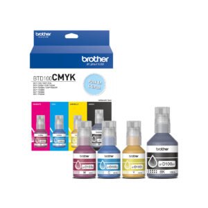 Kit de Tintas Brother BTD100CMYK - Cian, Magenta, Amarillo y Negro