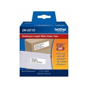 Etiqueta Adhesiva Continua Brother DK-2210 29 mm x 30,48 m Original