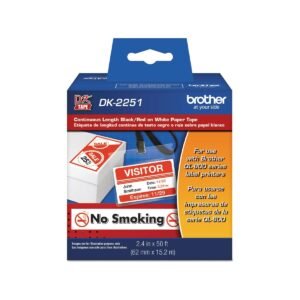 Etiqueta Adhesiva Continua Brother DK-2251 62 mm x 15,24 m Original