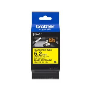 Cinta rotuladora Brother termocontraible HSE611E