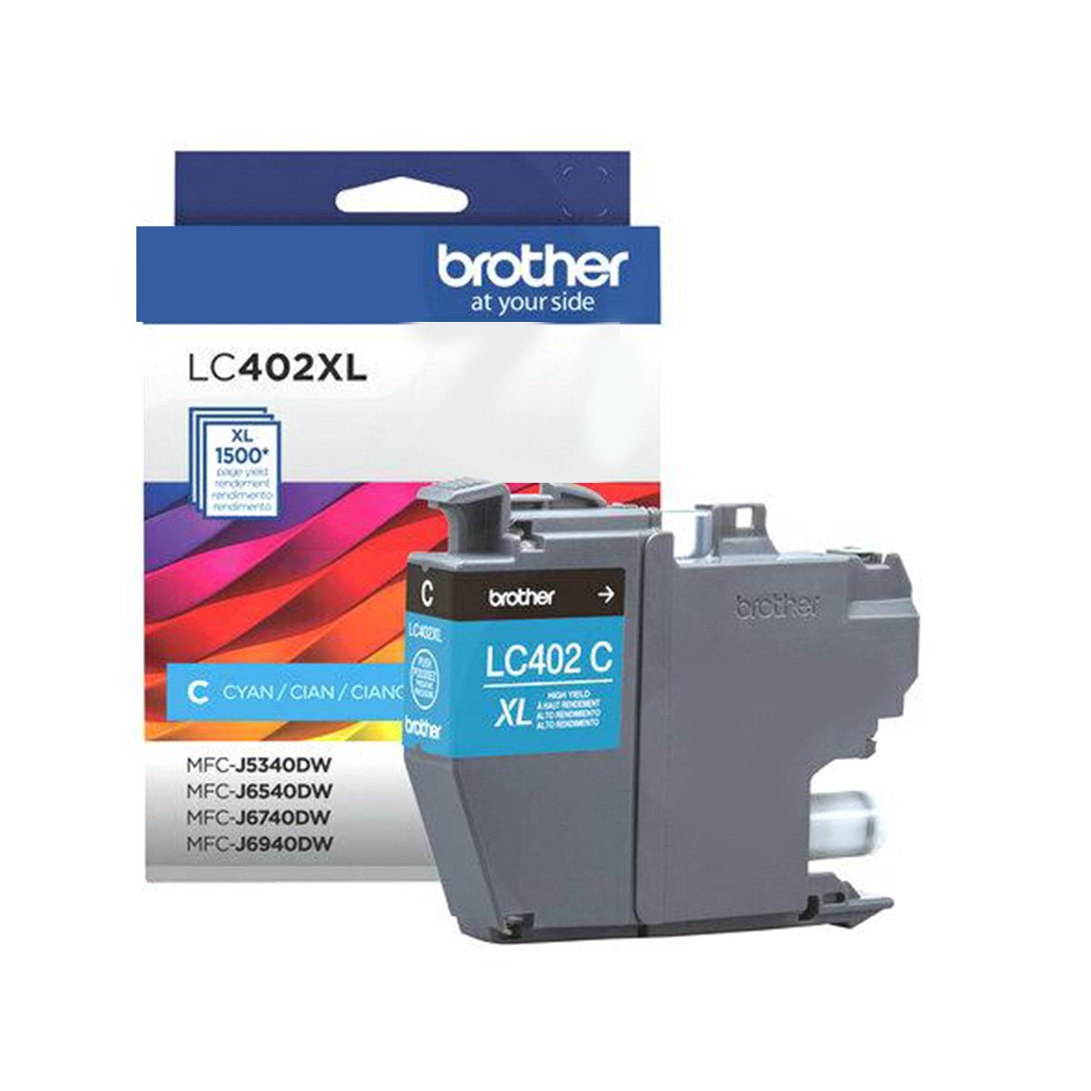 Tinta Brother Original LC402XLCS Cian de Alto Rendimiento