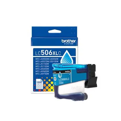 Tinta Cian Brother LC506XLC Alto Rendimiento para MFC-J6960DW - Imagen 2