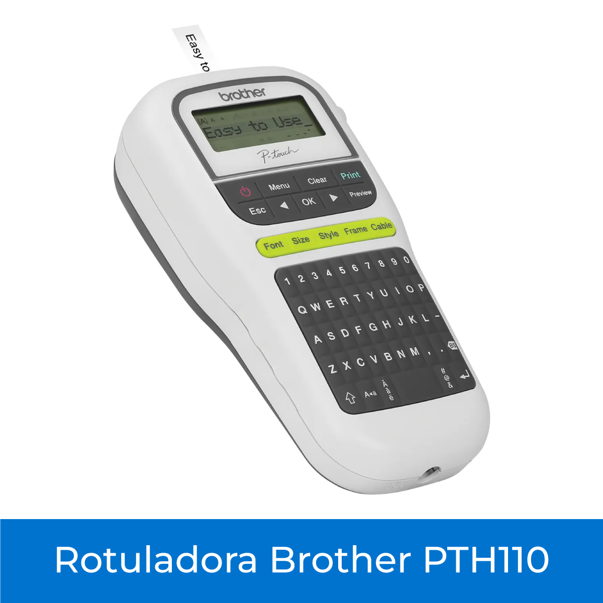 Rotuladora Brother PTH110 Blanca - Imagen 2