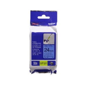 CINTA FLEXIBLE NEGRO SOBRE AZUL 24MM