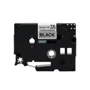 CINTA ADHESIVO DOBLE NEGRO SOBRE PLATEADO 36MM