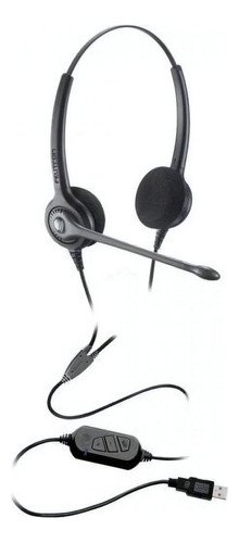 Audífono Cintillo Call Center Felitron Epko Plus Biaural Noise Cancelling VoIP