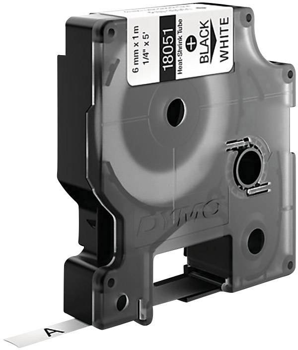 Cinta Termocontraíble DYMO Rhino 18051 6 mm (1/4”) Negro sobre Blanco