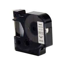 Cinta Rotuladora DYMO D1 12mm x 7m Negra sobre Blanco 45013