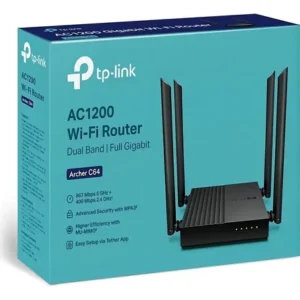Router Inalámbrico TP-Link Archer C64 AC1200 WiFi Dual Band