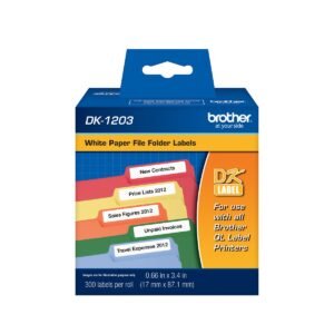Etiqueta Adhesiva Brother DK-1203 17 mm x 87,1 mm Original