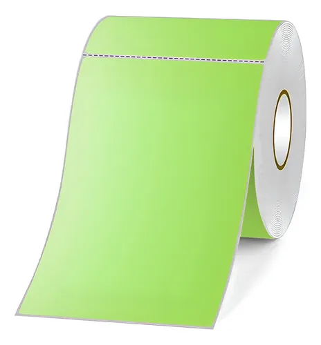 Etiqueta Térmica Verde 70 x 100 mm – Rollo de 500 Etiquetas