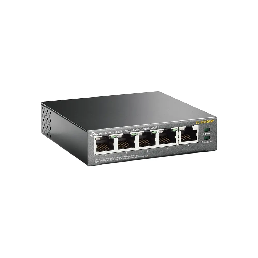 Switch TP-Link TL-SG1005P 5 Puertos Gigabit con 4 Puertos PoE+ - Imagen 2