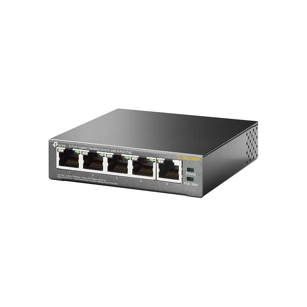 Switch TP-Link TL-SG1005P 5 Puertos Gigabit con 4 Puertos PoE+ - Imagen 4