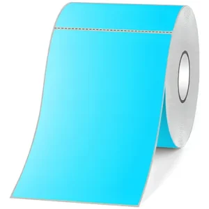 Etiqueta Térmica Celeste 70 x 100 mm – Rollo de 500 Etiquetas