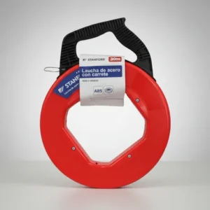 Laucha Pasacables de Acero con Carrete 30 Metros Stanford F-SM8030