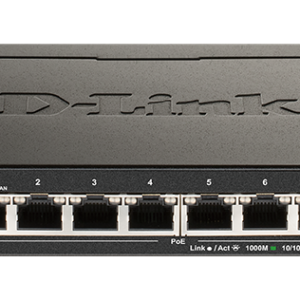 Switch Smart Administrable D-Link DGS-1100-08PV2 8 Puertos Gigabit PoE+ 64W