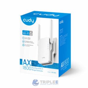 Repetidor WiFi 6 AX1800 Doble Banda Cudy RE1800