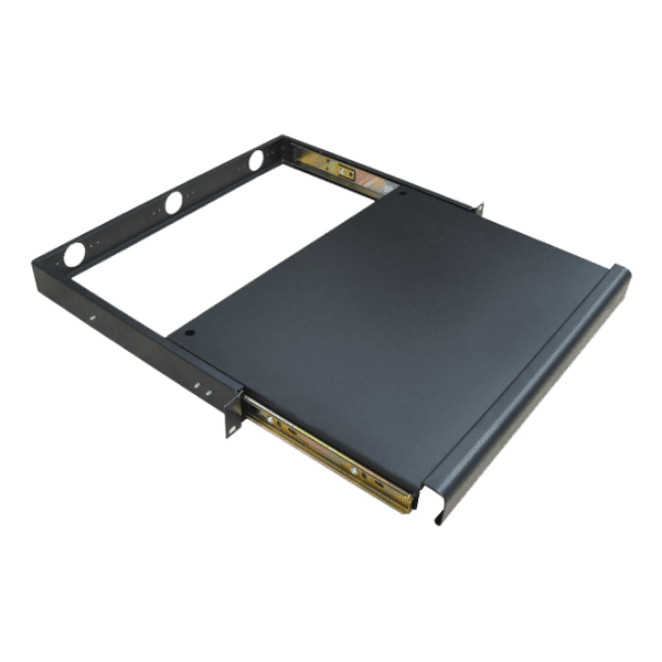 Bandeja Metálica Deslizable Porta Teclado para Rack de 19”